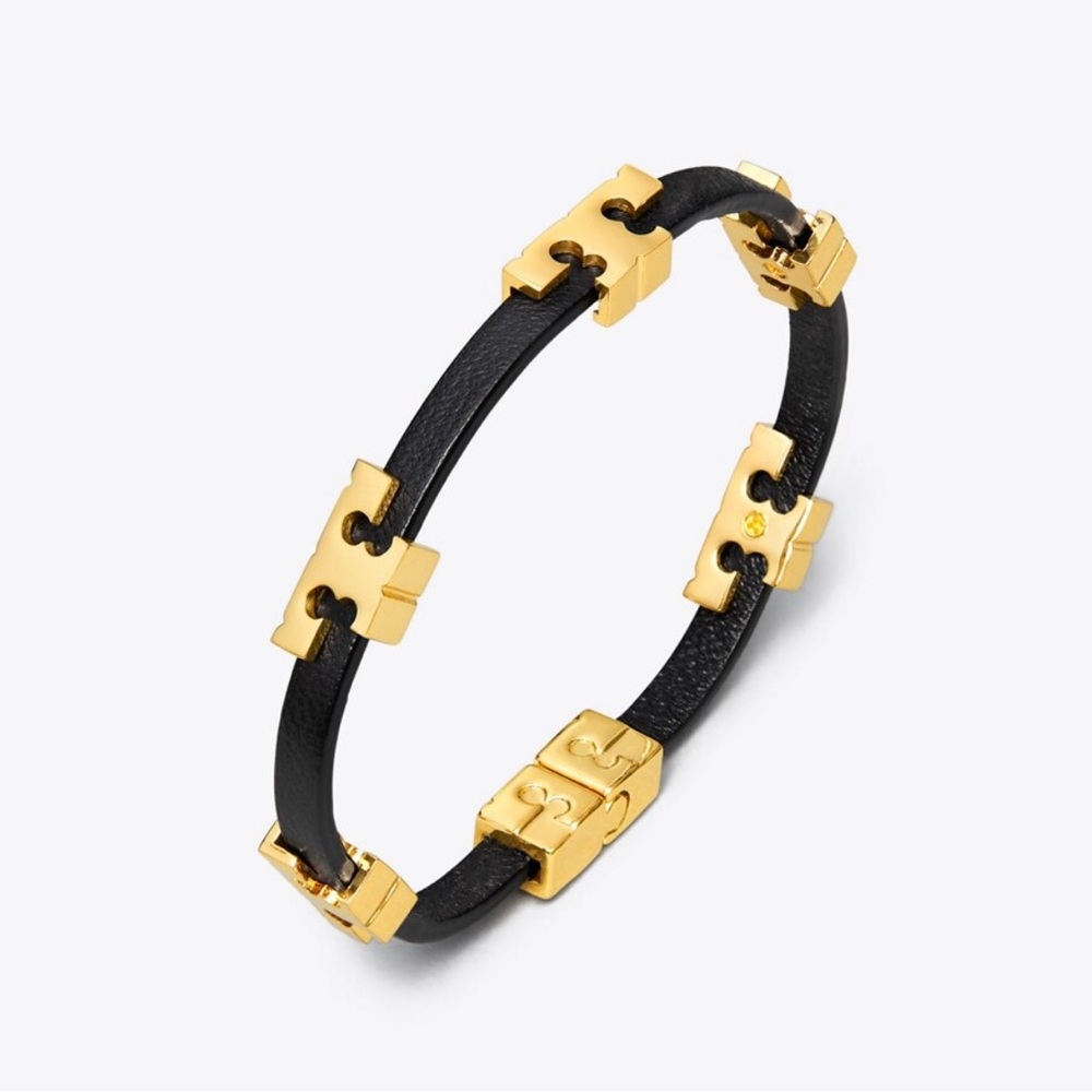 TORY BURCH SERIF-T SINGLE WRAP BRACELET -NWT